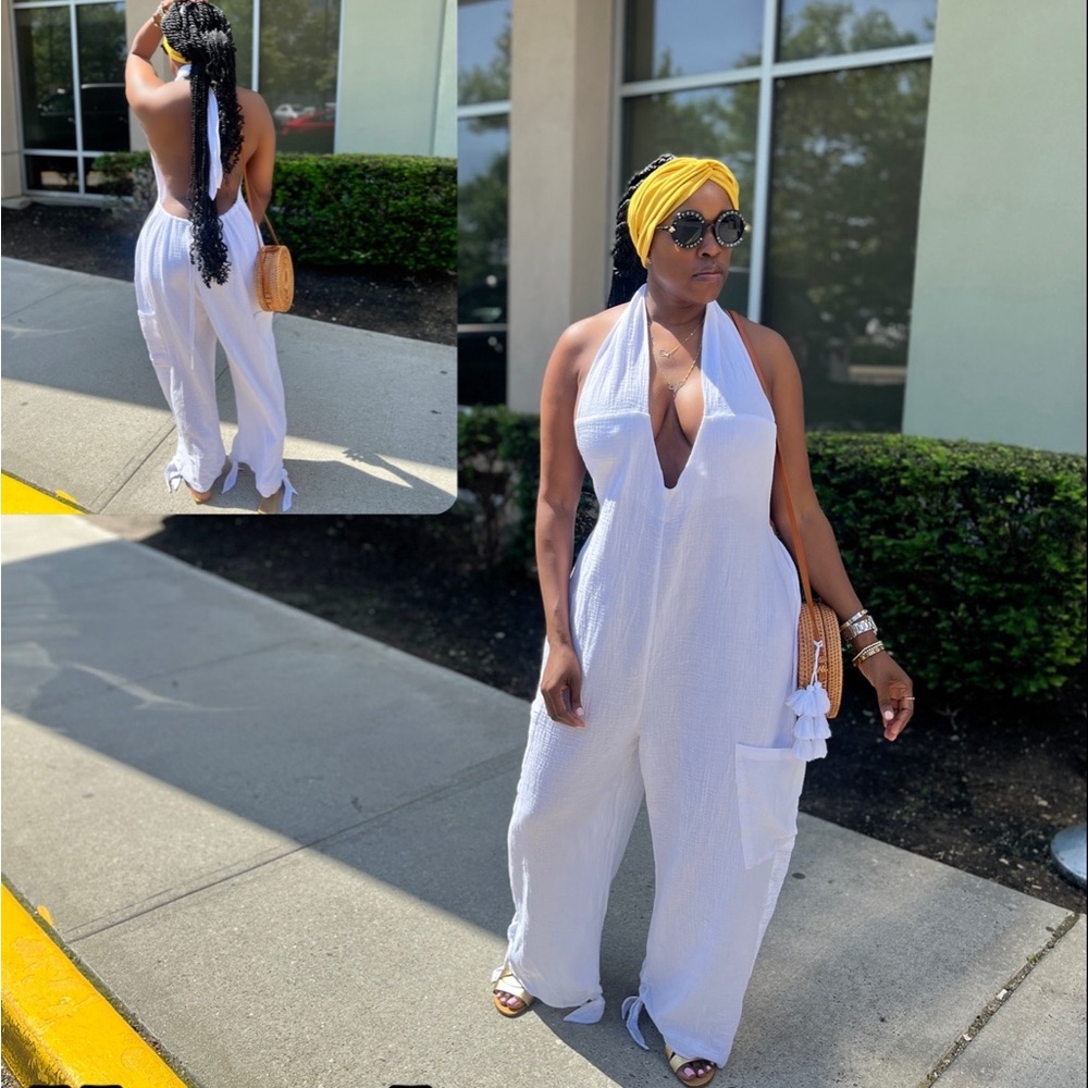 White Jumpsuit